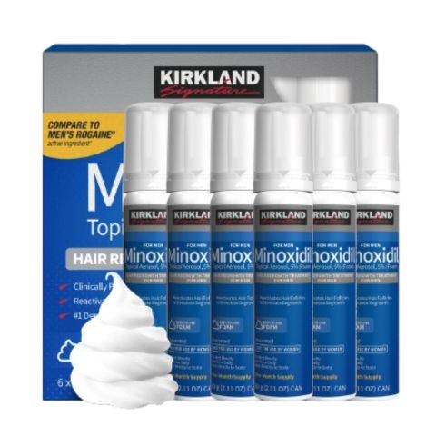 CAJA MINOXIDIL KIRKLAND ESPUMA X6 UNIDADES